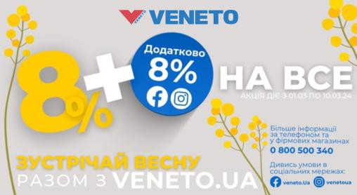 🌸🌼🌷 Зустрічай весну з VENETO! 🌷🌼🌸